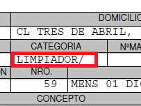 Distribución y contenido de una nómina